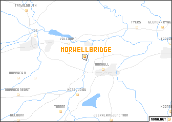 map of Morwell Bridge