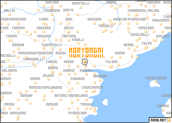 map of Moryŏng-ni