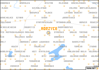 map of Morzyce