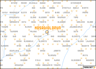 map of Mosadiolorun