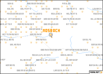 map of Mosbach