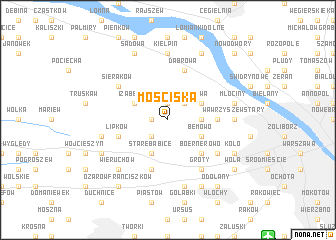 map of Mościska