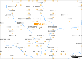 map of Moseaso