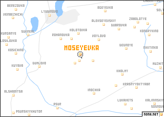 map of Moseyevka