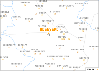 map of Moseyevo