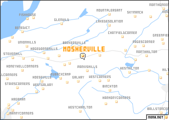 map of Mosherville