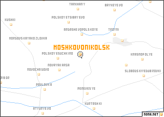 map of Moshkovo-Nikol\