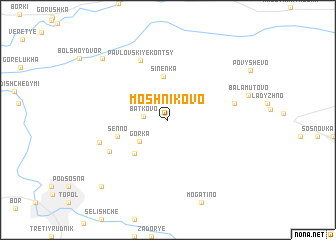 map of Moshnikovo