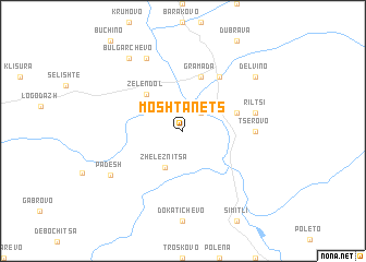 map of Moshtanets