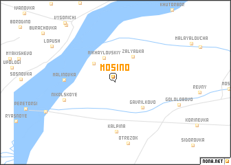 map of Mosino