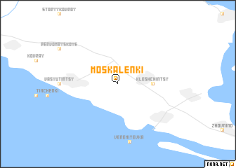 map of Moskalenki