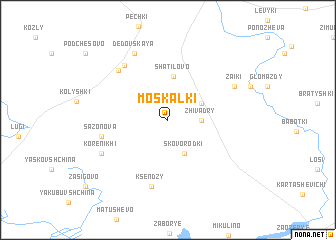 map of Moskal\