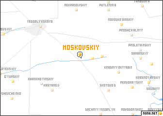 map of Moskovskiy