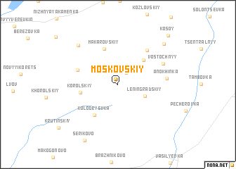 map of Moskovskiy