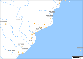 map of Mosolang