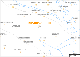 map of Mosonszolnok