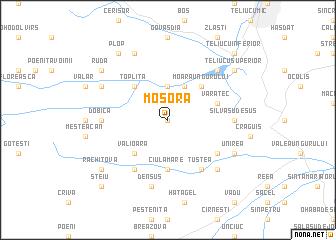 map of Moşora