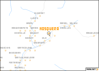 map of Mosquera