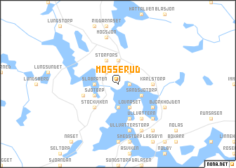 map of Mosserud