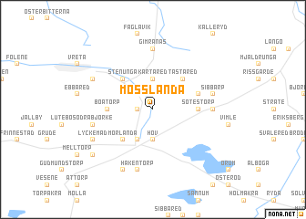 map of Mosslanda