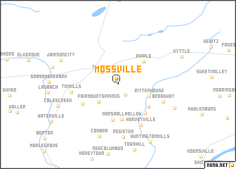 map of Mossville