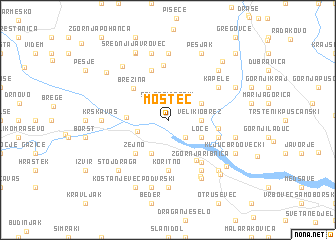 map of Mostec