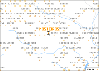 map of Mosteiros