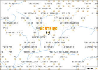 map of Mosteiro