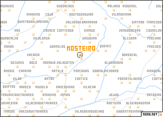 map of Mosteiro