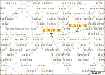 map of Mosteirô