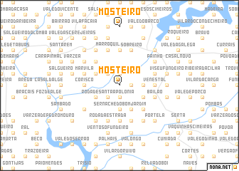 map of Mosteiro