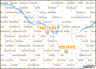 map of Mosteirô