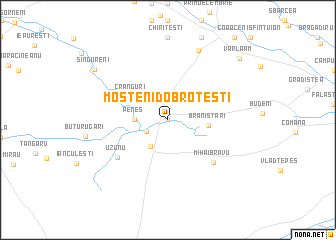 map of Moşteni-Dobroteşti