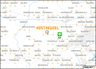 map of Mostheuvel