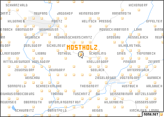 map of Mostholz