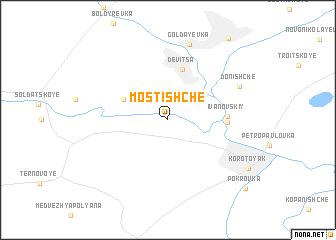 map of Mostishche