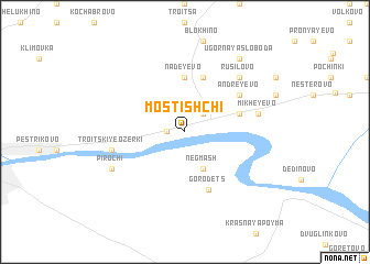 map of Mostishchi