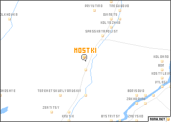 map of Mostki