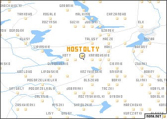 map of Mostołty