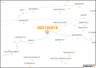 map of Mostovaya