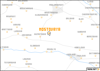 map of Mostovaya