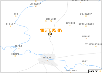 map of Mostovskiy