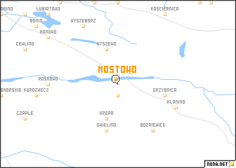 map of Mostowo