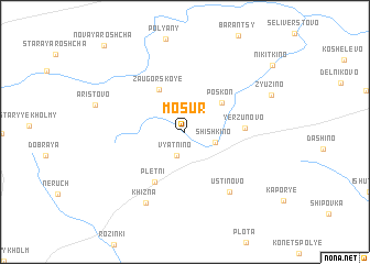 map of Mosur