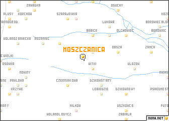 map of Moszczanica