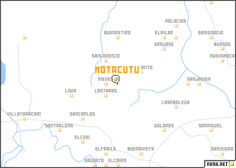 map of Motacutú