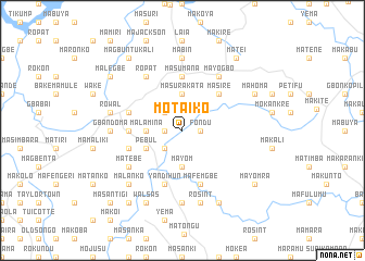 map of Motaiko