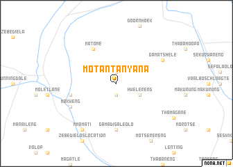 map of Motantanyana