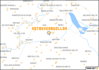map of Moţbek-e ‘Abdollāh