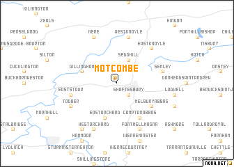 map of Motcombe